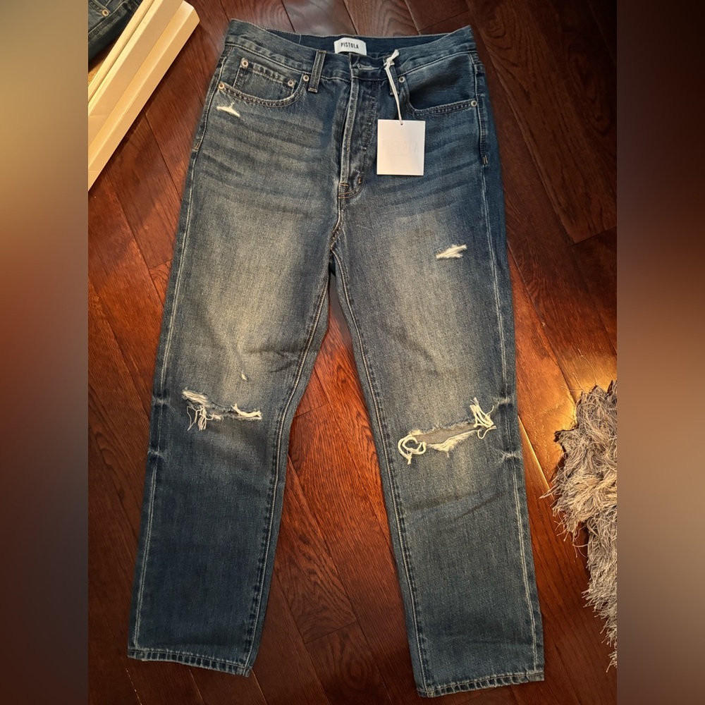 NWT pistola straight leg jeans